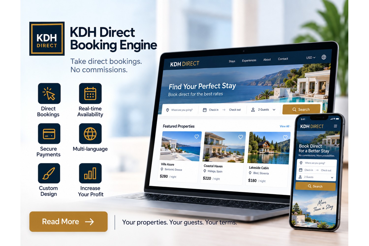 KDH Direct Booking Engine